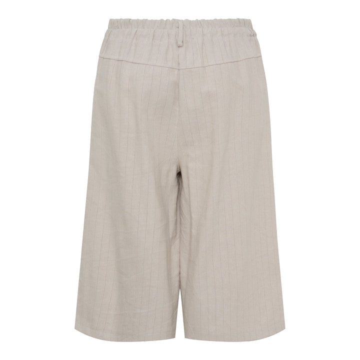 Marta Du Chateau - Mdcadrielle Pants 8053 - Beige Stripe Shorts 
