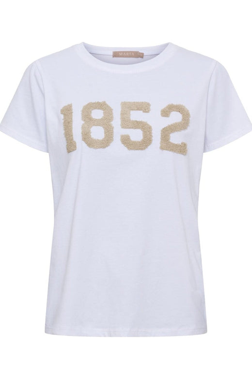 Marta Du Chateau - Mdcalvera Tee 84275-1852 - White/Beige