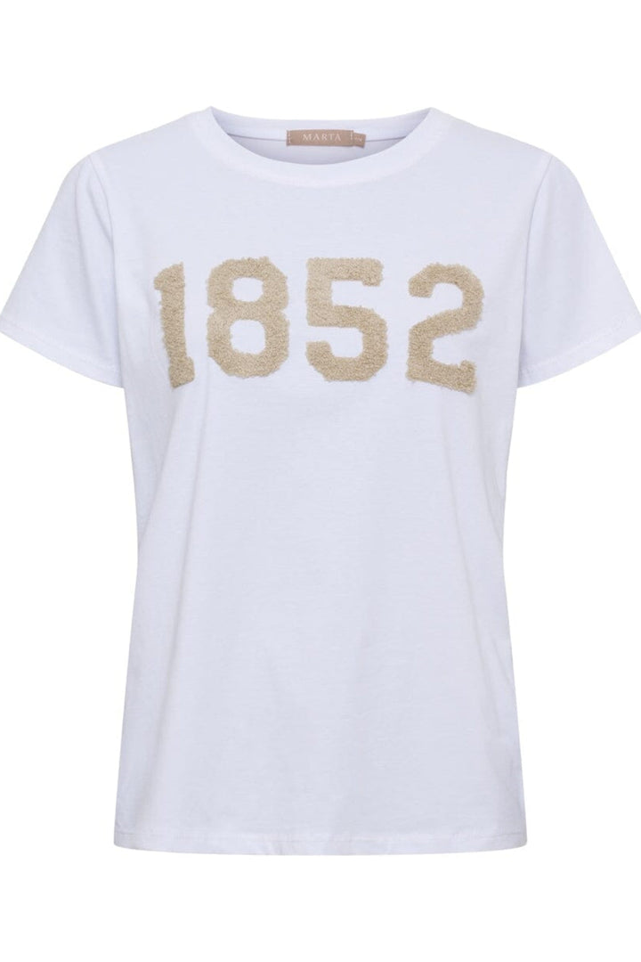 Marta Du Chateau - Mdcalvera Tee 84275-1852 - White/Beige