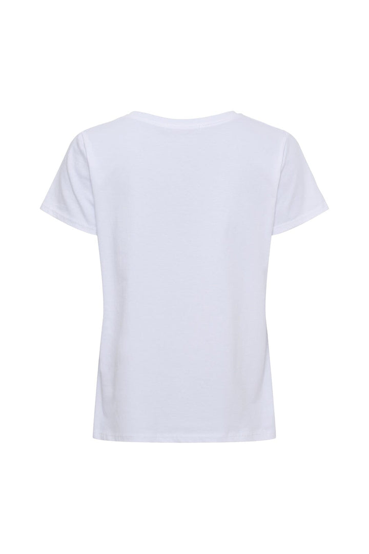 Marta Du Chateau - Mdcalvera Tee 84275-1852 - White/Yellow