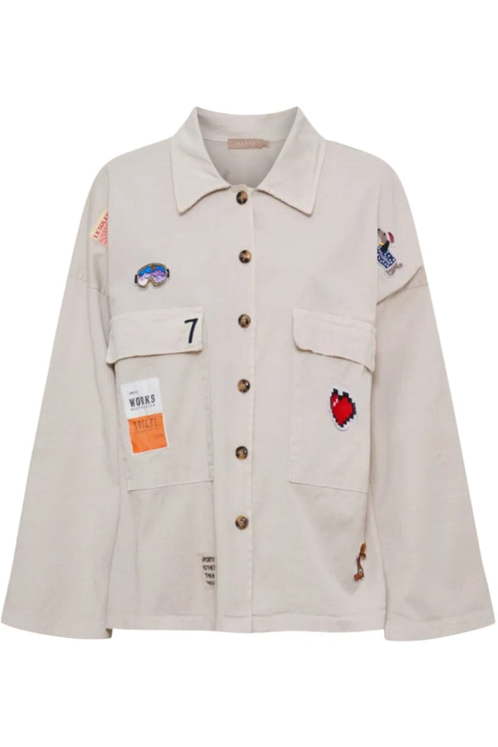Marta Du Chateau - Mdcastoria Jacket 8122 - Beige Jakker 