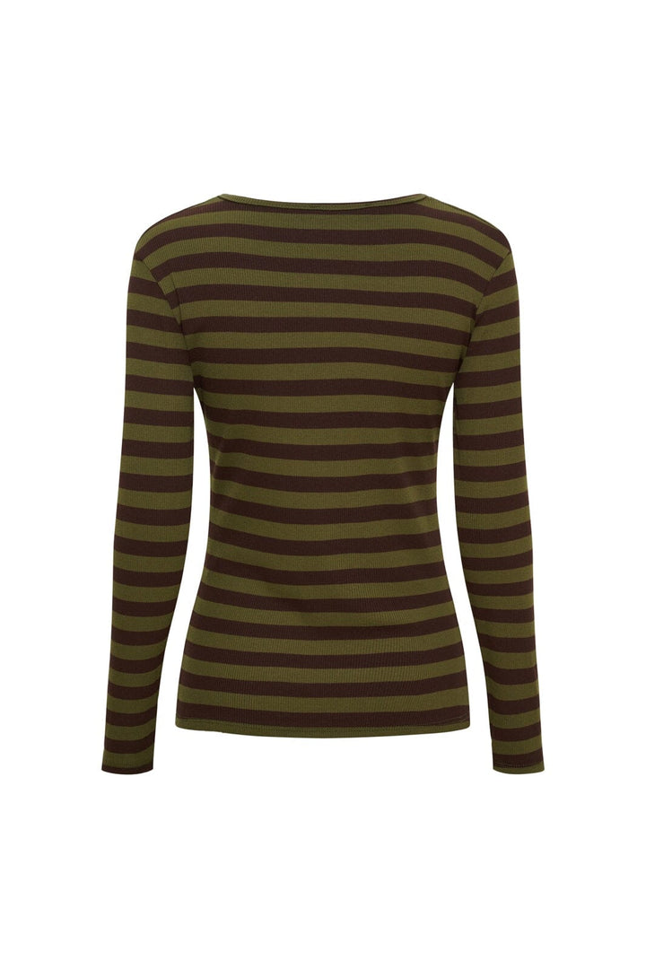 Marta Du Chateau - Mdcbegonia Ls Tee 7702 - Moro/Sottobosco