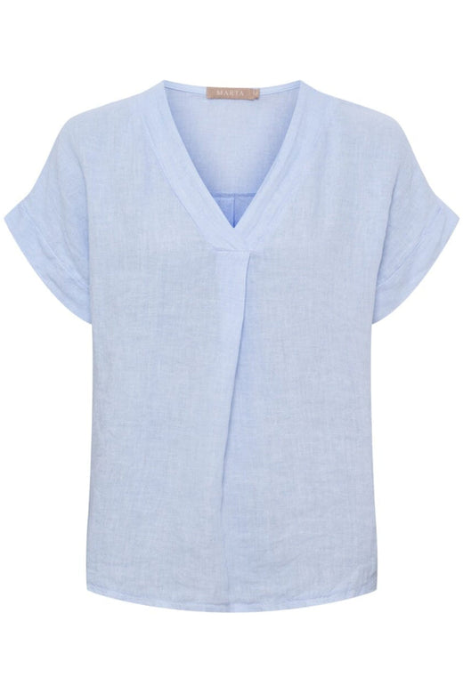 Marta Du Chateau - Mdcbellissima Blouse 86520 - Cielo