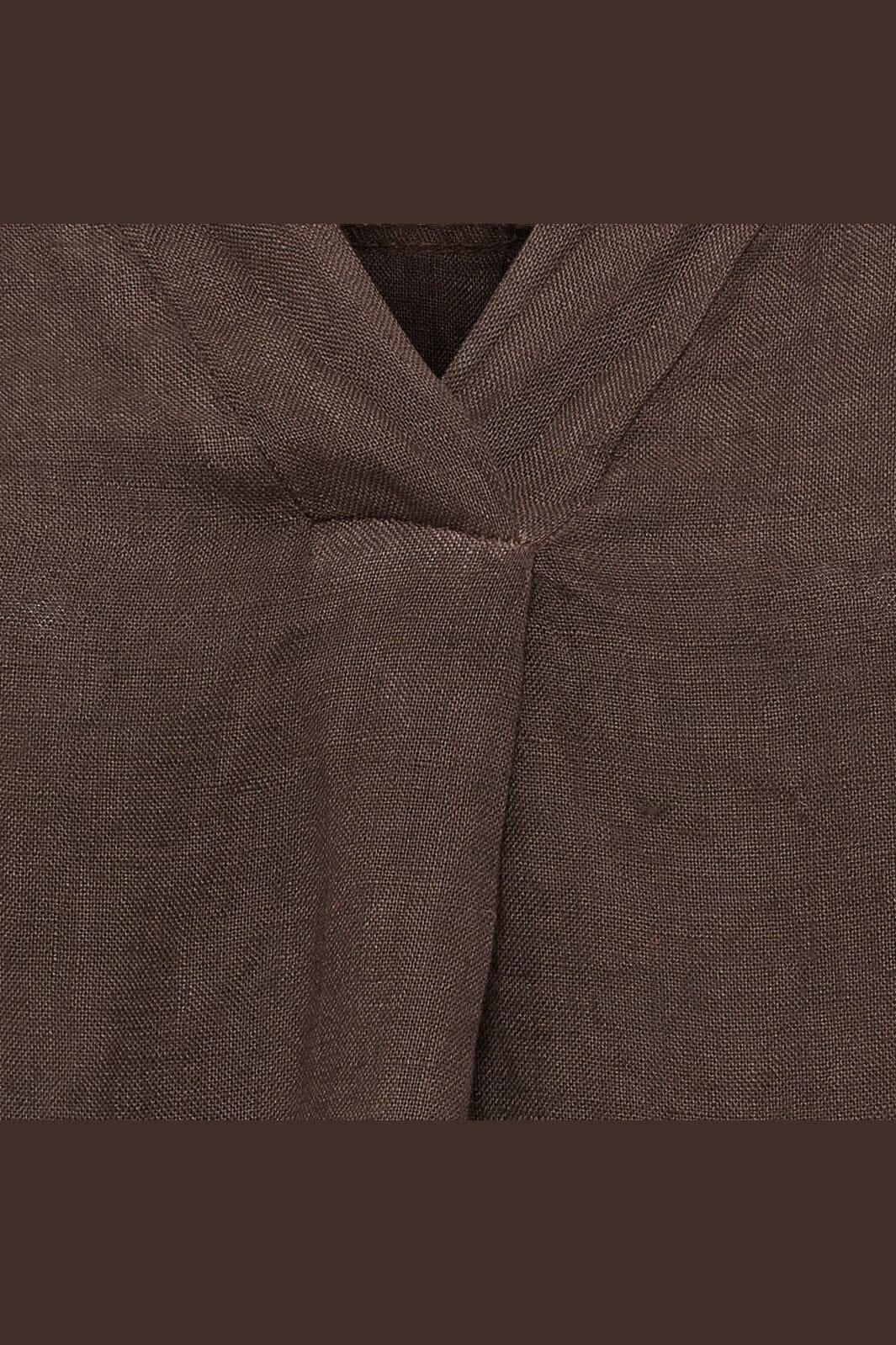 Marta Du Chateau - Mdcbellissima Blouse 86520 - Mocca