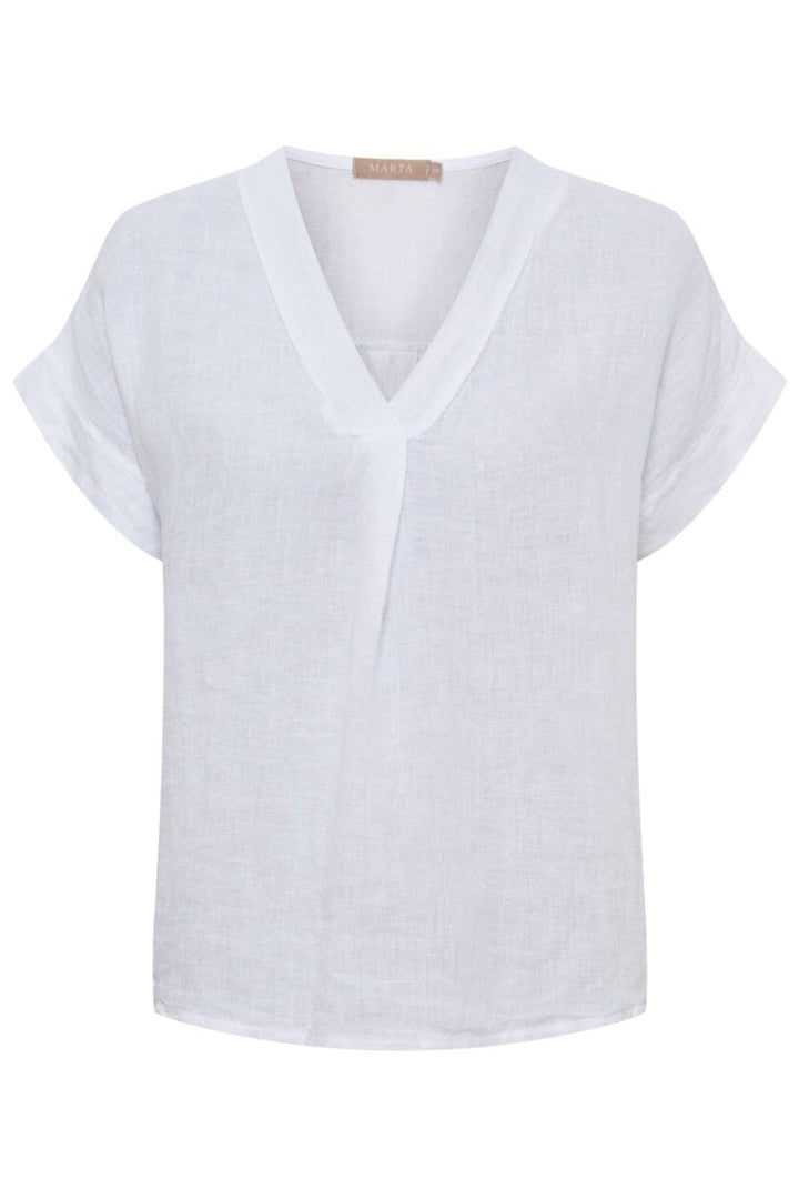 Marta Du Chateau - Mdcbellissima Blouse 86520 - White