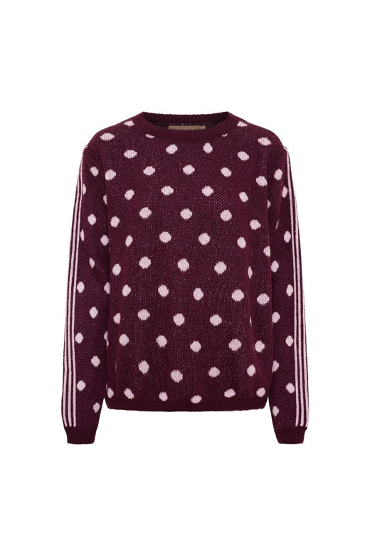 Marta Du Chateau - Mdcbellora Knit 9730 - Bordeaux/Rosa