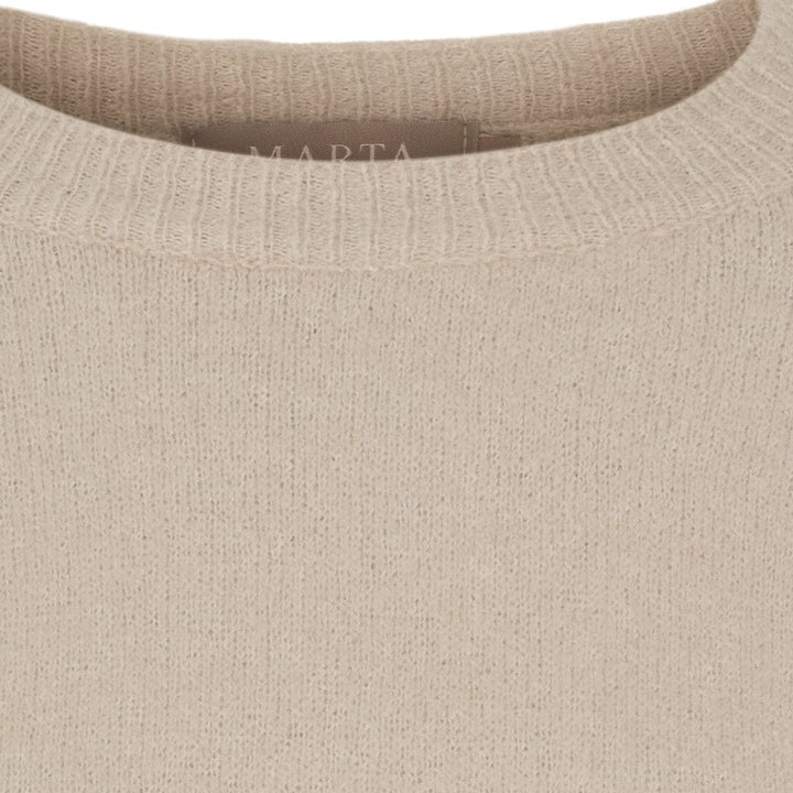 Marta Du Chateau - Mdcbriala Knit KN8129 - Beige2488 Strikbluser 