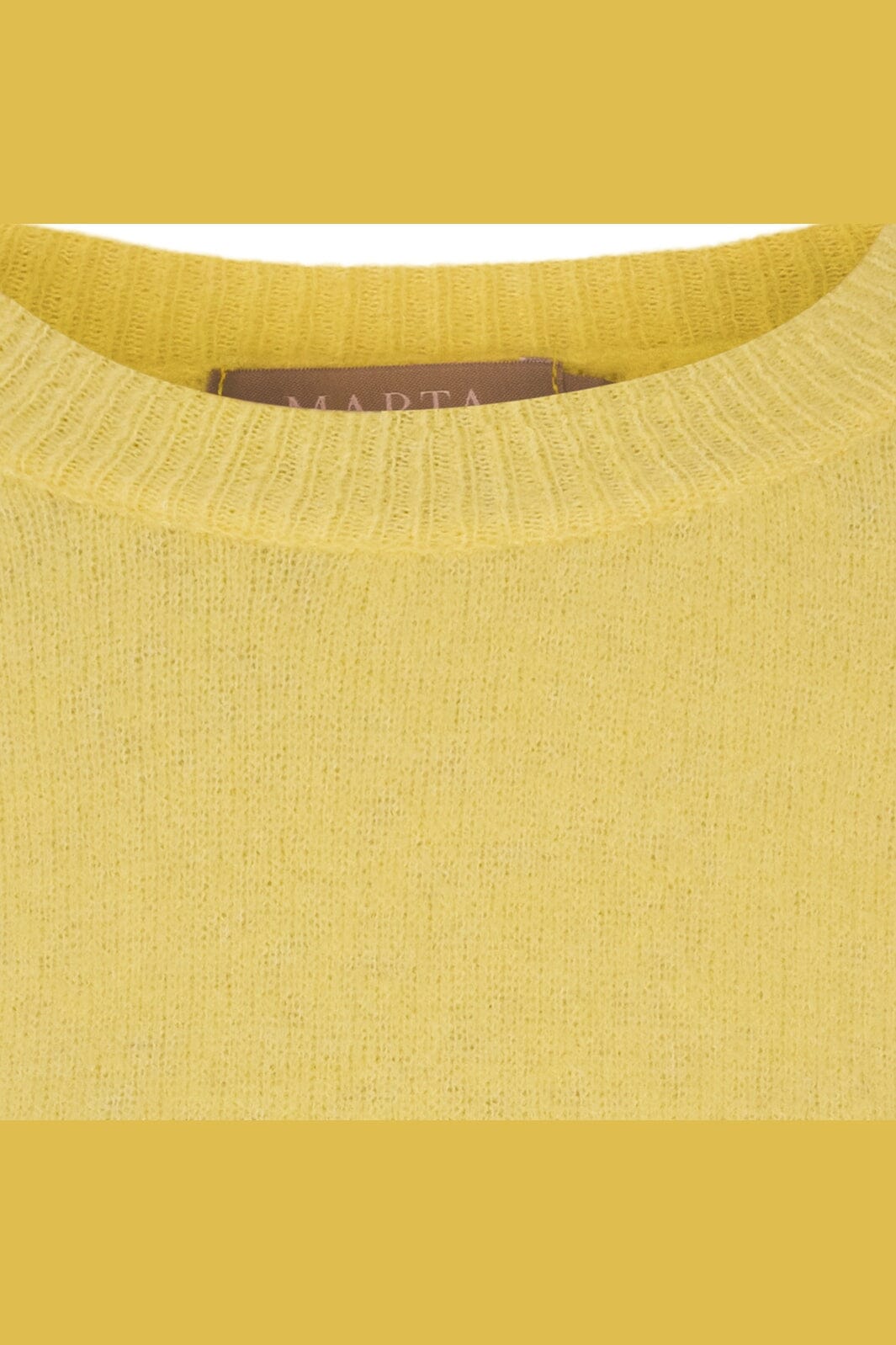 Marta Du Chateau - Mdcbriala Knit KN8129 - Yellow