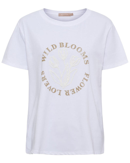 Marta Du Chateau - Mdcbrianna Tee 22585 - White T-shirts 