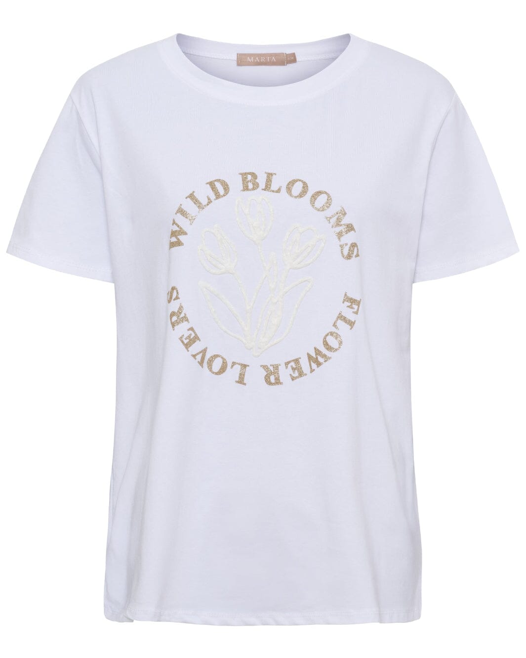 Marta Du Chateau - Mdcbrianna Tee 22585 - White T-shirts 
