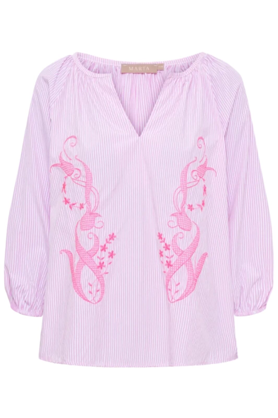 Marta Du Chateau - Mdcbrooke Blouse 8200 - Pink Bluser 