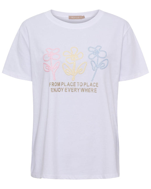 Marta Du Chateau - Mdccerelia Tee 22585 - White T-shirts 
