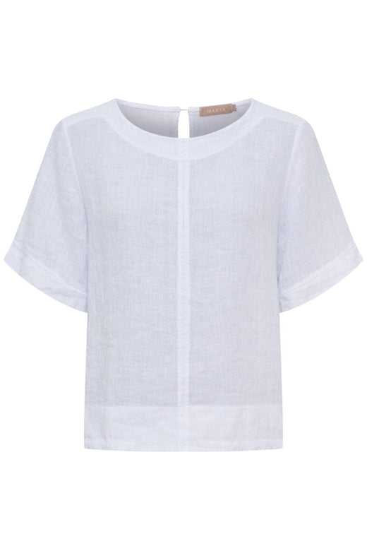 Marta Du Chateau - Mdcceyla Top TC268010 - Optical White