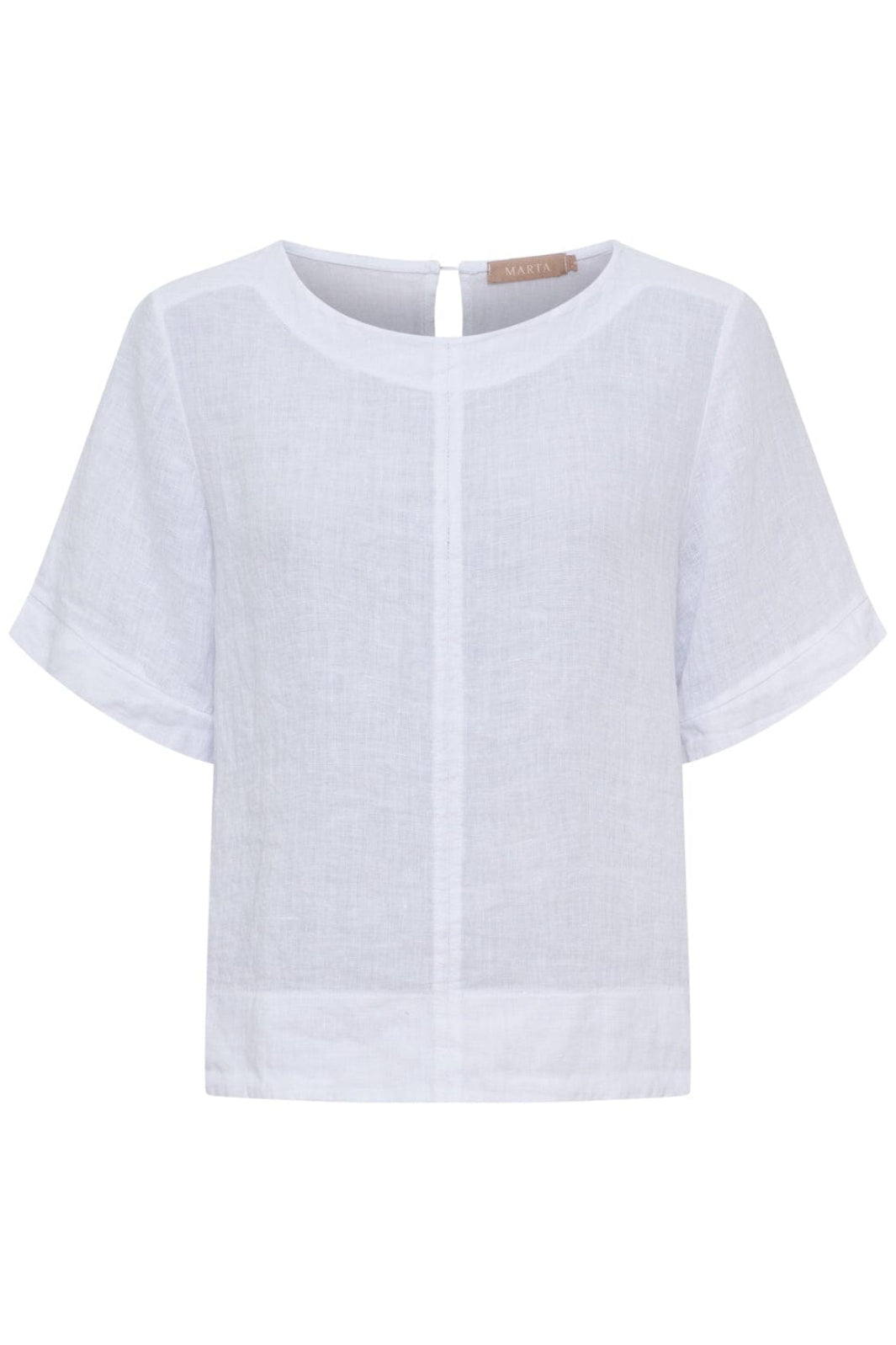 Marta Du Chateau - Mdcceyla Top TC268010 - Optical White