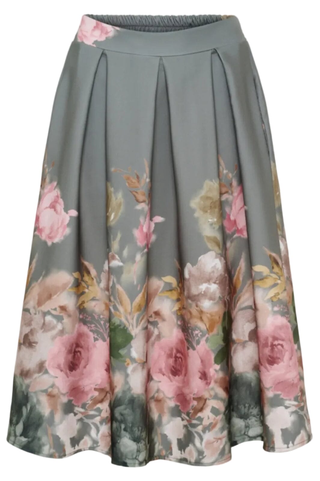 Marta Du Chateau - Mdcdaria Skirt 4911 - Kaki/Military Nederdele 