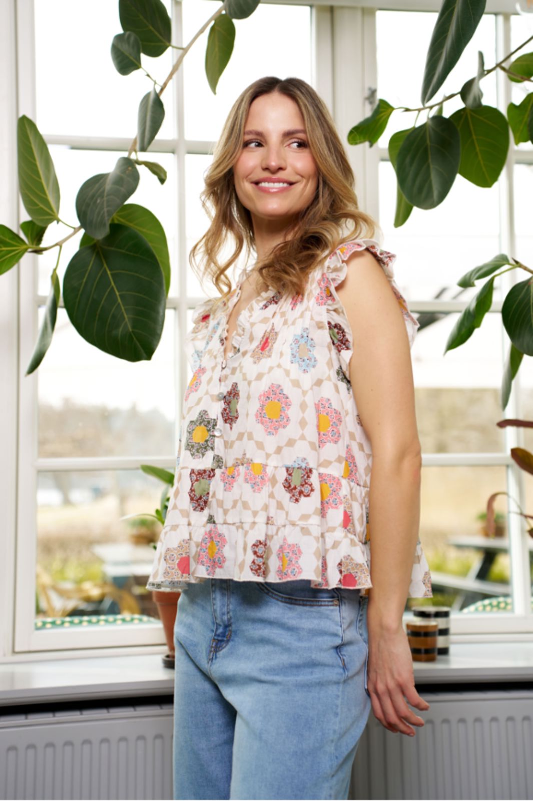 Marta Du Chateau - Mdcdarla Top 68181 - Print Toppe 