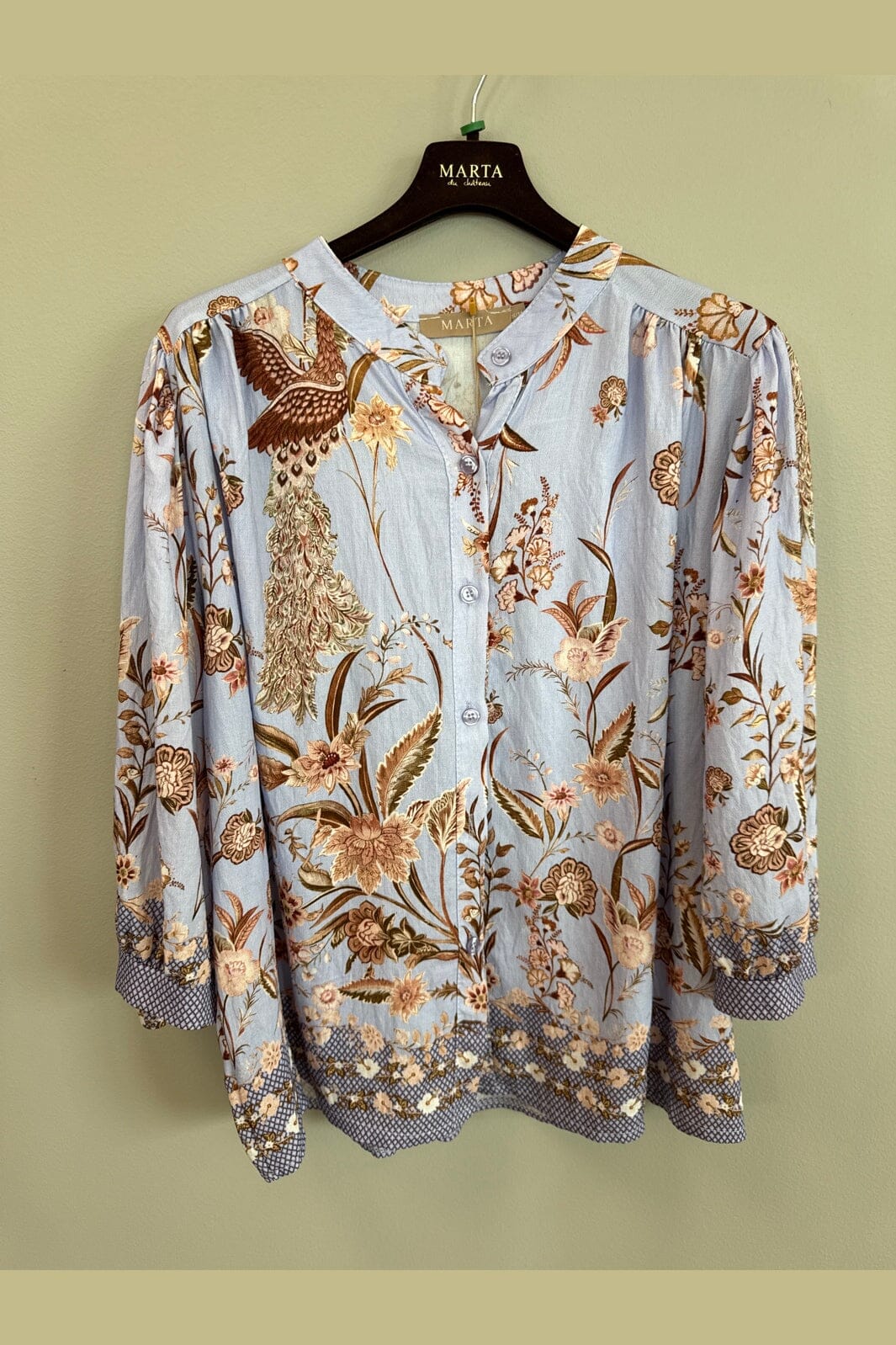 Marta Du Chateau - Mdcdestiny Blouse 8044 - Celeste3142Tps