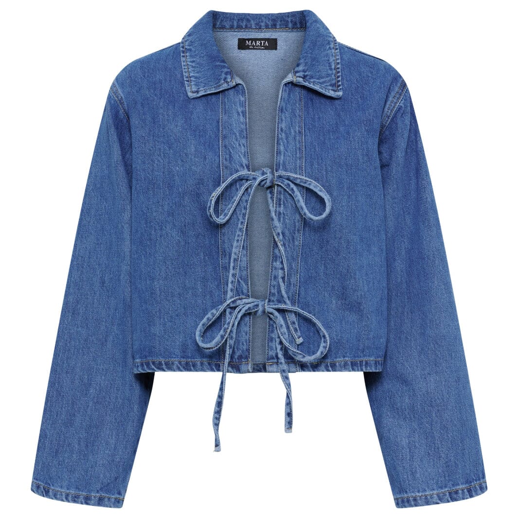 Marta Du Chateau - Mdcerin Jacket MDC248-V9105 - Blue Denim Jakker 
