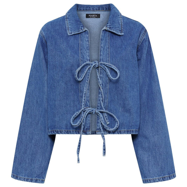 Marta Du Chateau - Mdcerin Jacket MDC248-V9105 - Blue Denim Jakker 