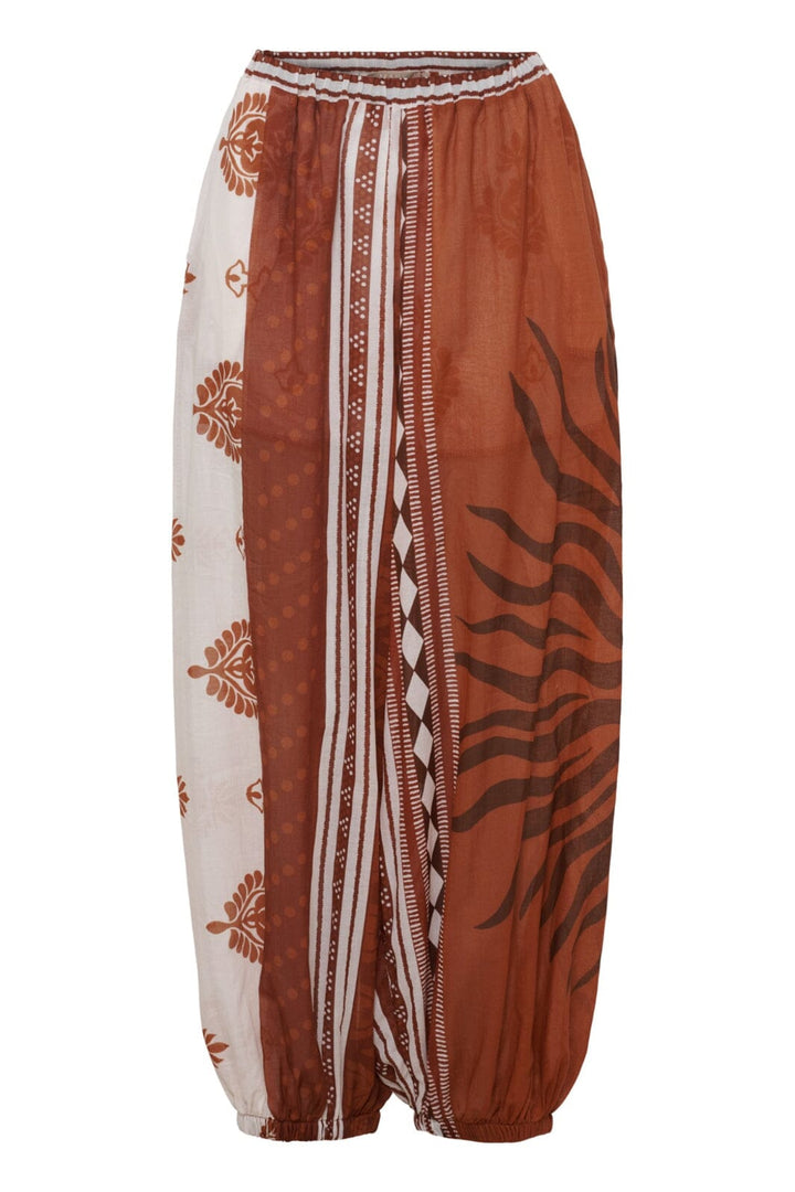 Marta Du Chateau - Mdcfiorenza Pants 56691M - Brown Bukser 