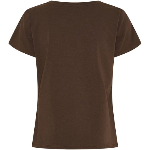 Marta Du Chateau - Mdcherdis Tee 84275 - Moro5/Beige T-shirts 