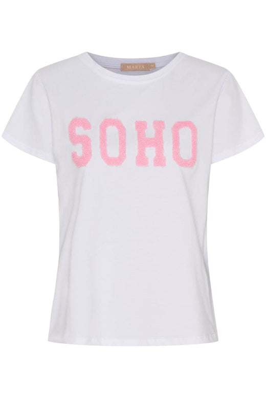 Marta Du Chateau - Mdcherdis Tee 84275 - White/Baby