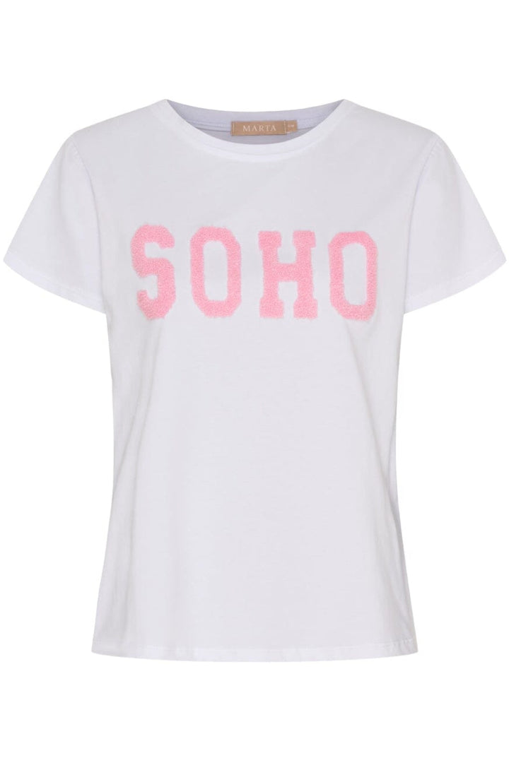 Marta Du Chateau - Mdcherdis Tee 84275 - White/Baby