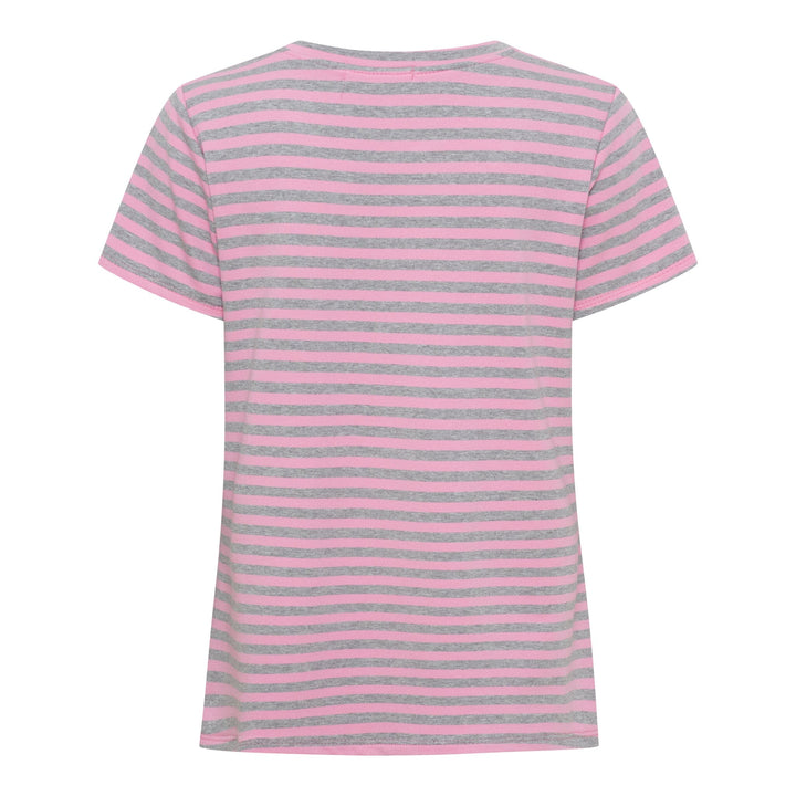 Marta Du Chateau - Mdchertha Tee 84275-1852S - Pink/Grey T-shirts 