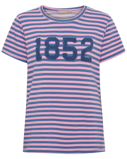 Marta Du Chateau - Mdchertha Tee 84275-1852S - Pink/Jeans T-shirts 