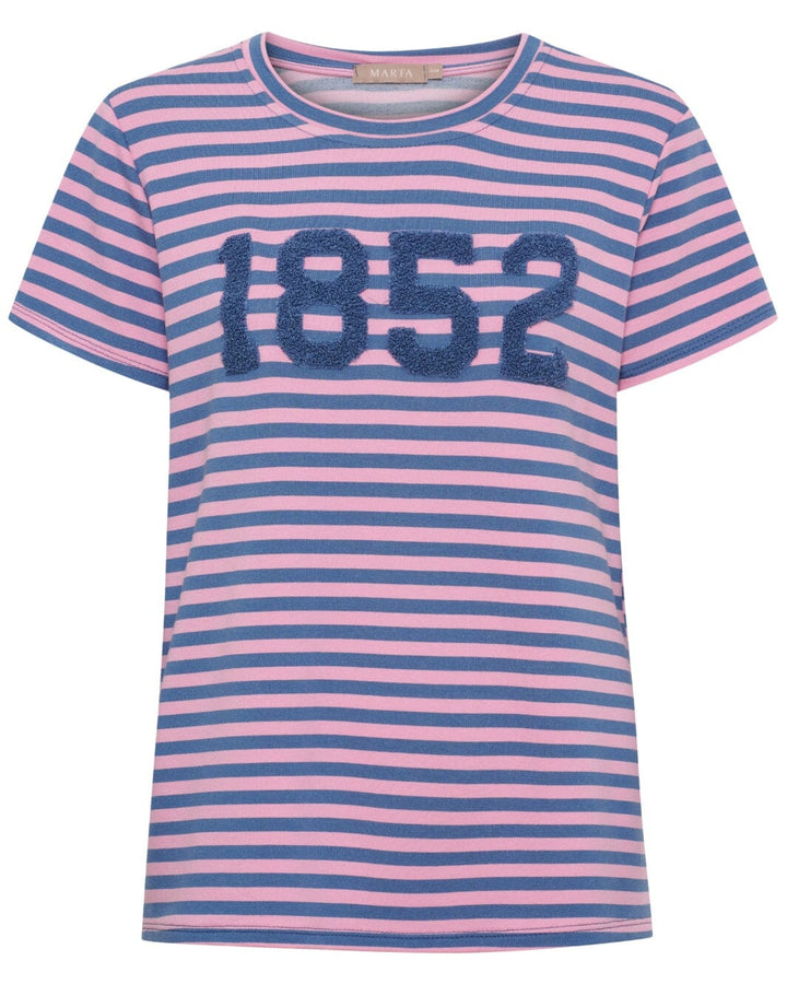 Marta Du Chateau - Mdchertha Tee 84275-1852S - Pink/Jeans T-shirts 