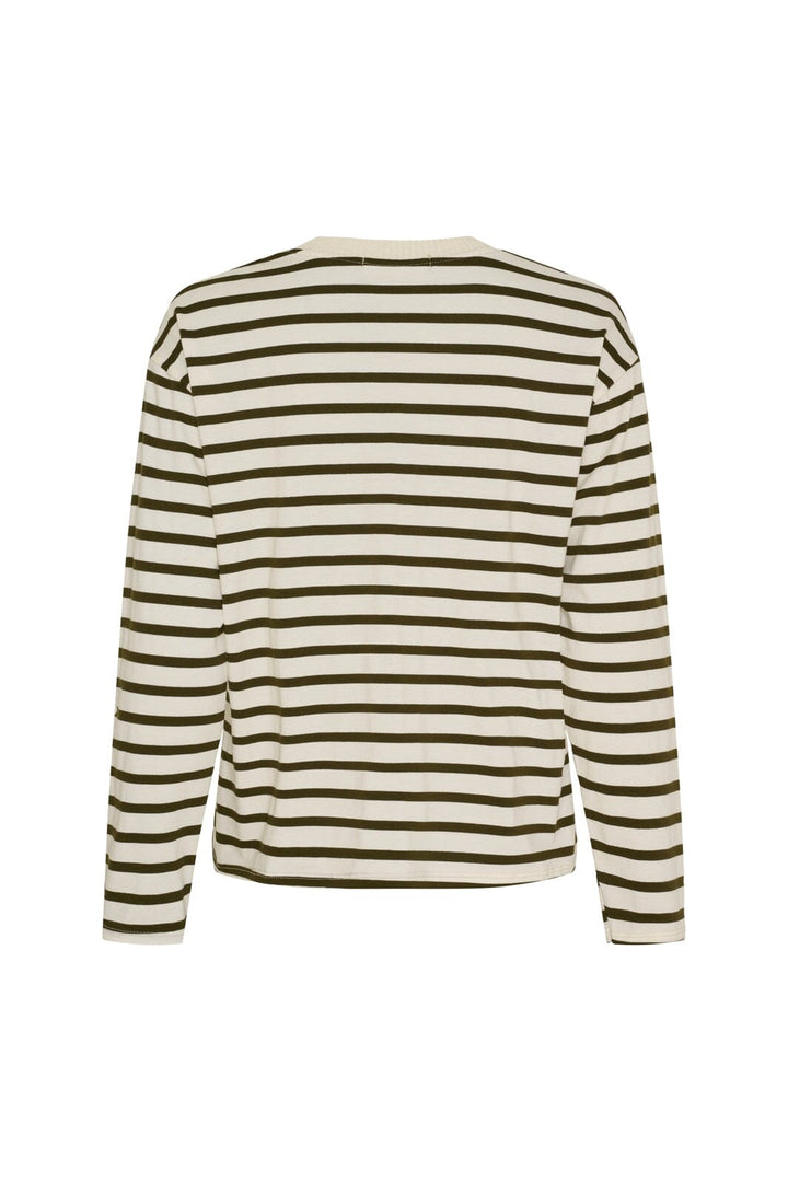 Marta Du Chateau - Mdckara Ls Tee 58709 - Olive