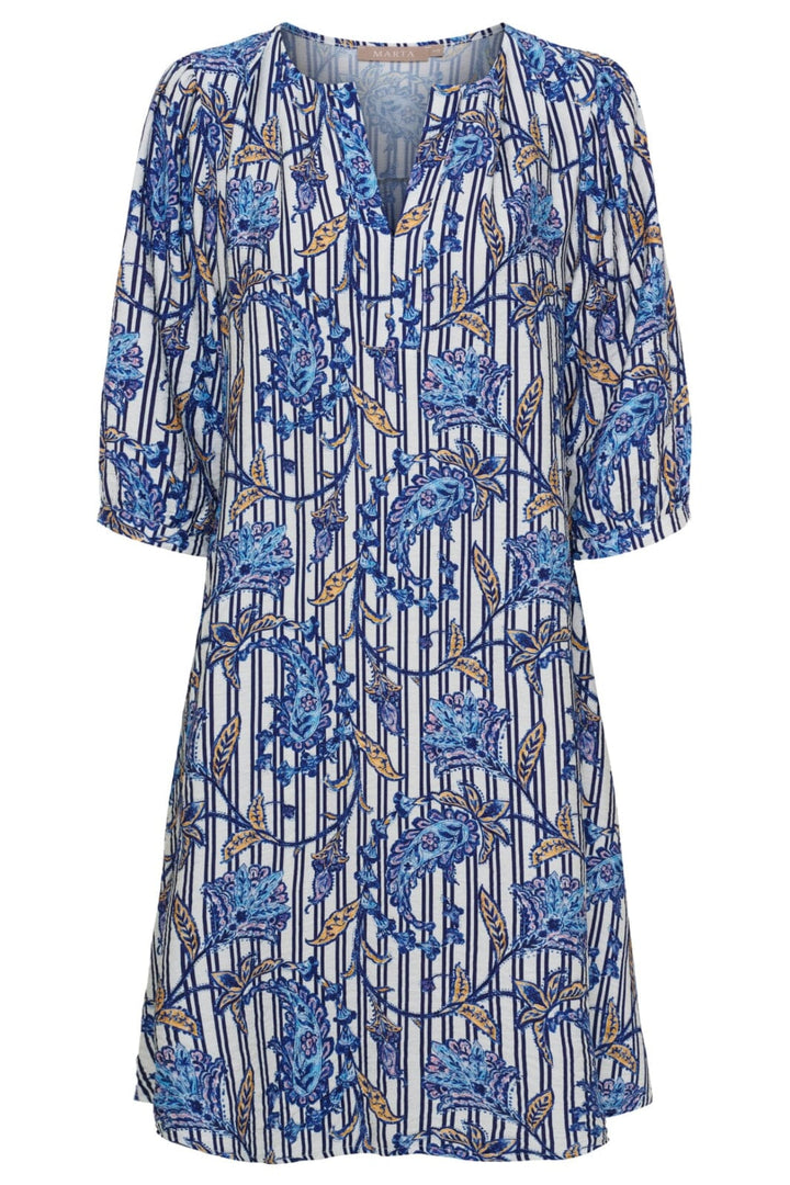 Marta Du Chateau - Mdckianna Dress 8219 - Navy6369Tpk Kjoler 