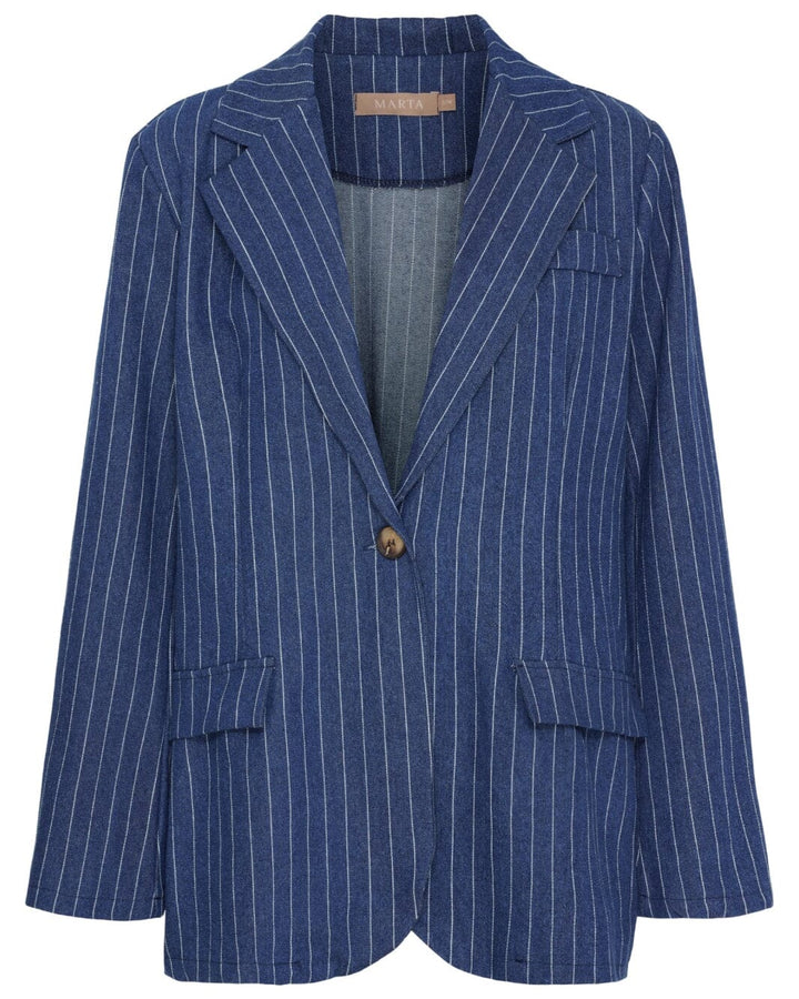 Marta Du Chateau - Mdclenia Blazer 55167M - Denim Blazere 