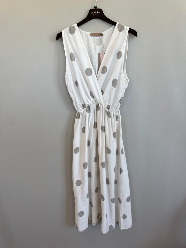 Marta Du Chateau - Mdclinetta Dress 23126 - Beige Kjoler 