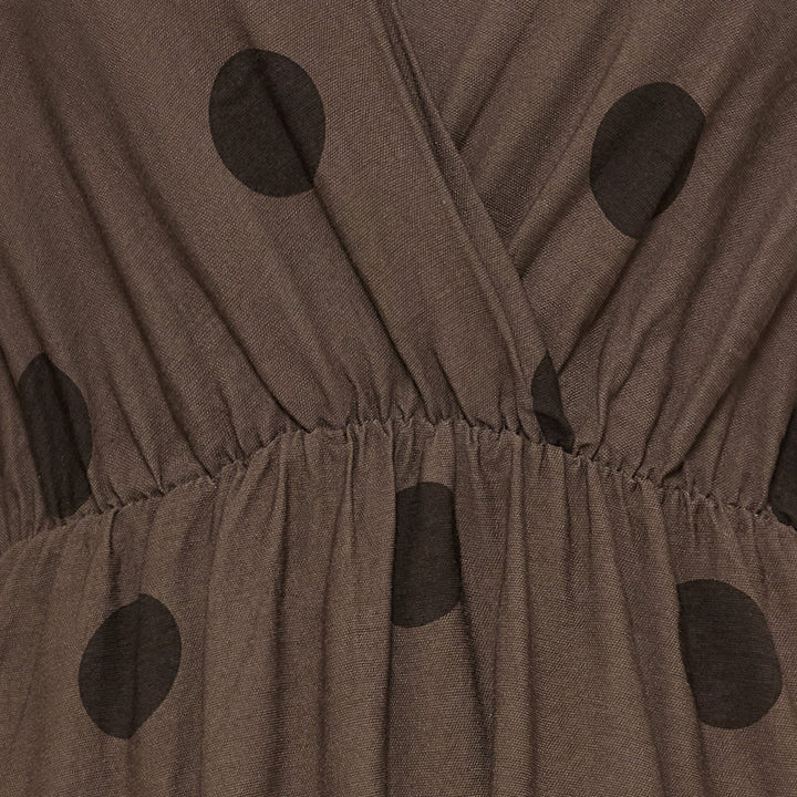 Marta Du Chateau - Mdclinetta Dress 23126 - Brown Kjoler 