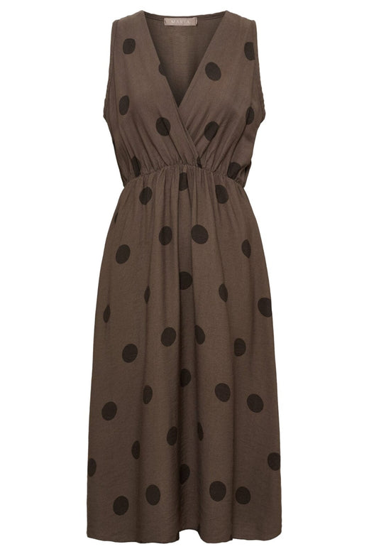 Marta Du Chateau - Mdclinetta Dress 23126 - Brown Kjoler 