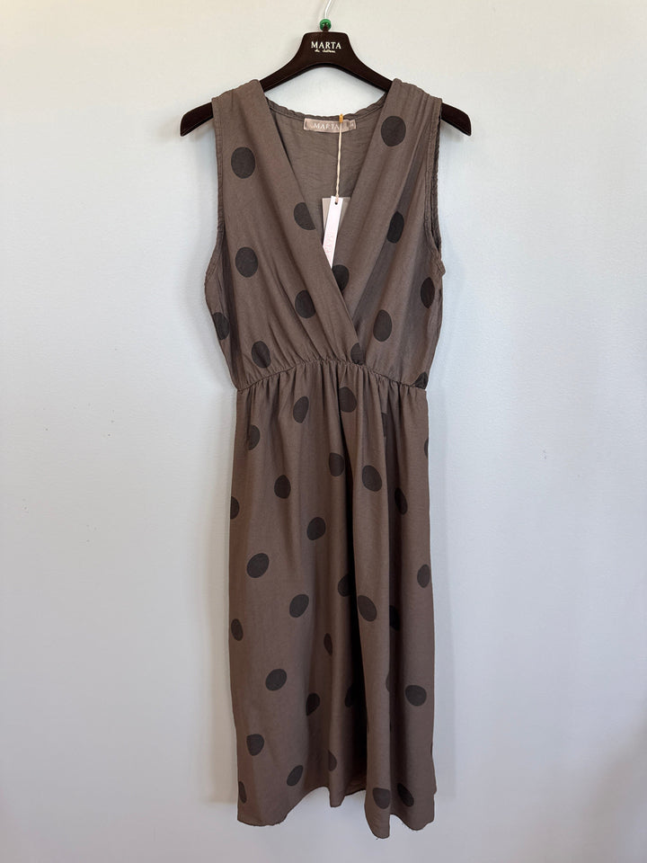 Marta Du Chateau - Mdclinetta Dress 23126 - Brown Kjoler 