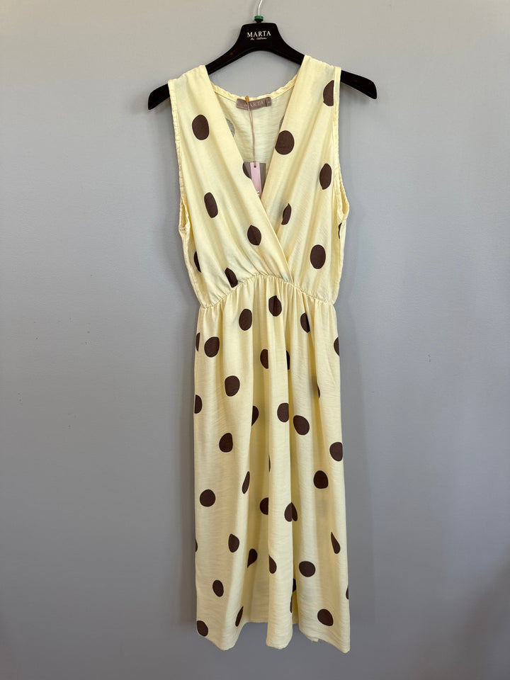 Marta Du Chateau - Mdclinetta Dress 23126 - Yellow Kjoler 
