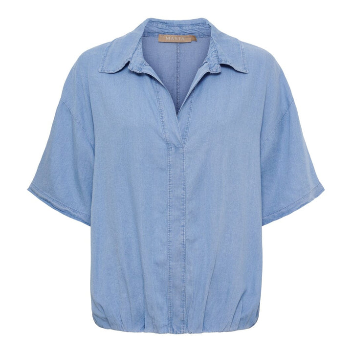 Marta Du Chateau - Mdcmakayla Shirt 8204 - Light Blue Skjorter 