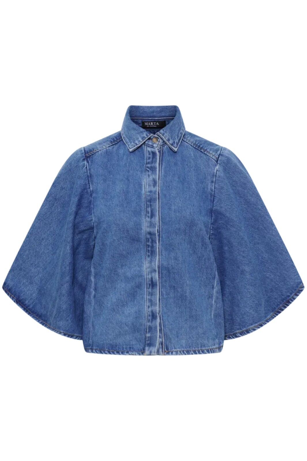 Marta Du Chateau - Mdcmarika Shirt MDC237-V9081B - Blue Denim Skjorter 