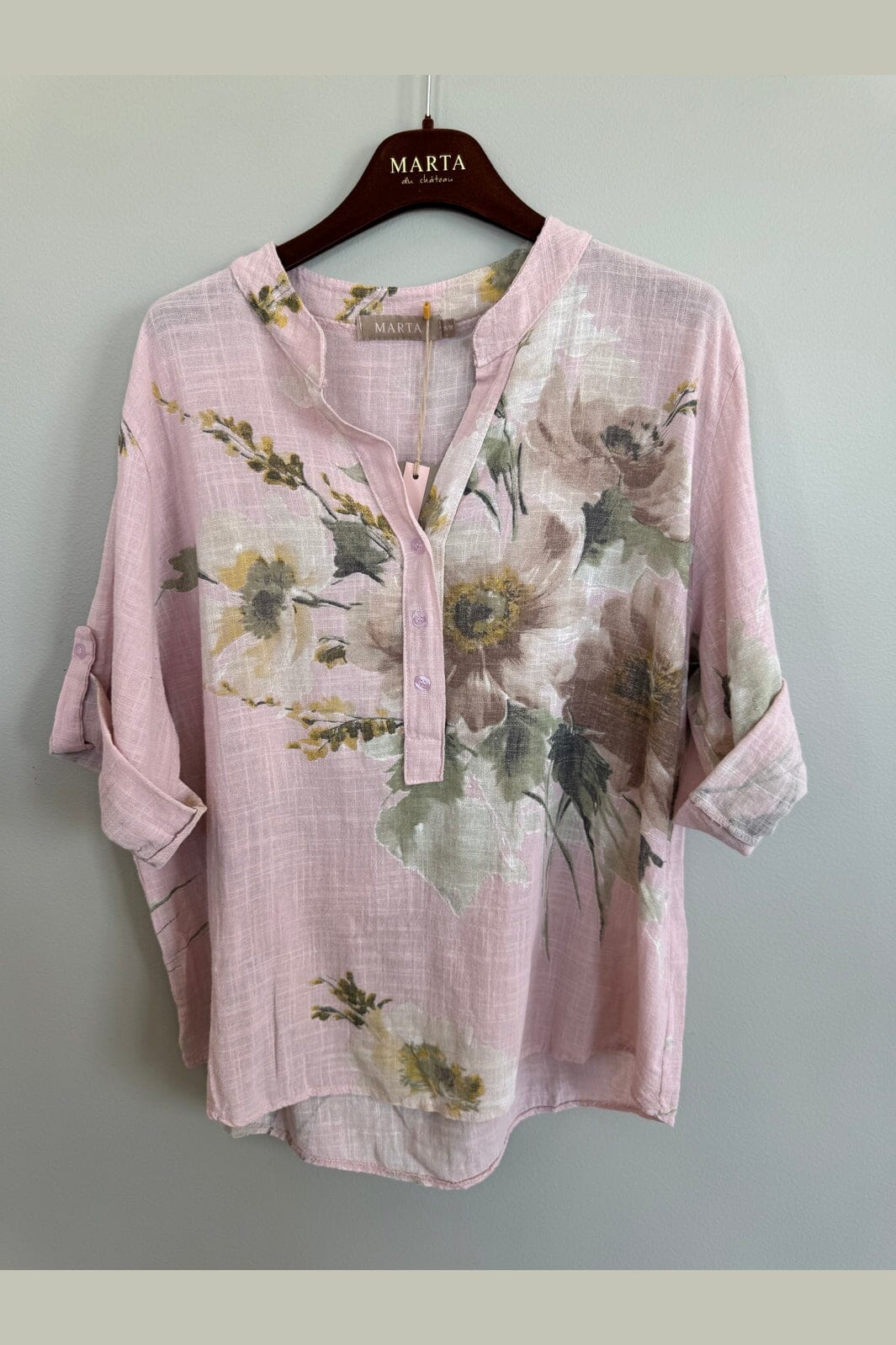 Marta Du Chateau - Mdcnadira Shirt 9122 - Rosa