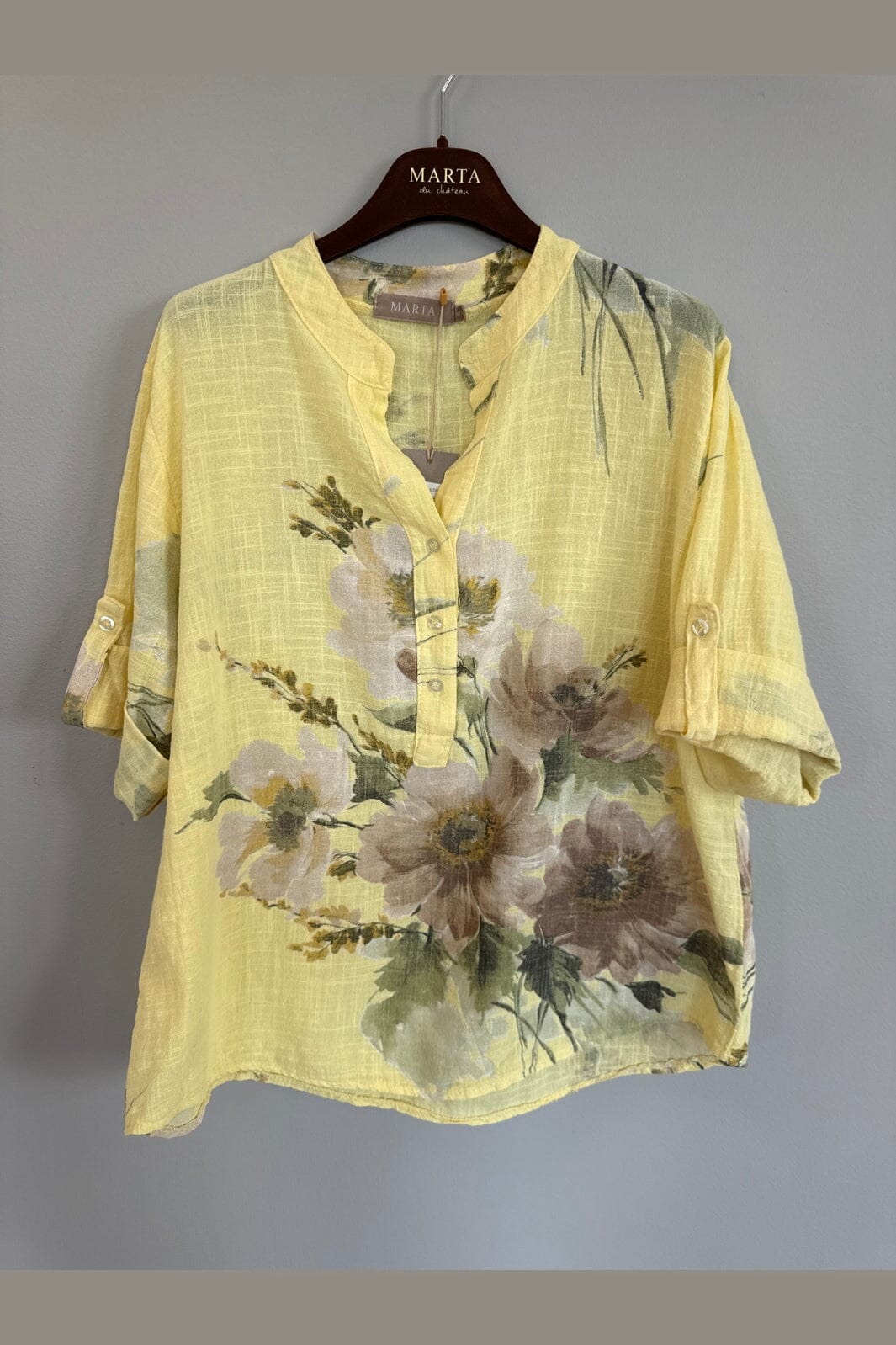 Marta Du Chateau - Mdcnadira Shirt 9122 - Yellow