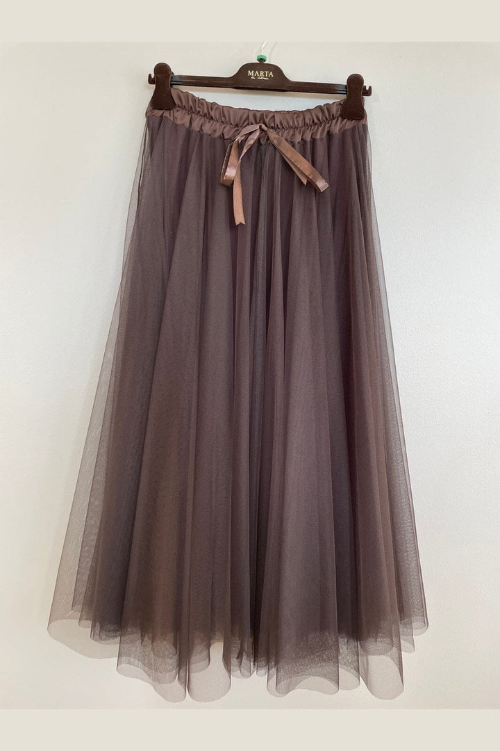 Marta Du Chateau - Mdcpalmina Skirt 23028 - Moro