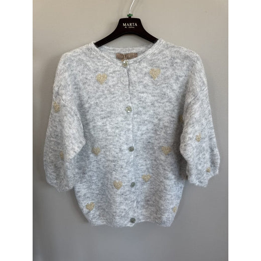 Marta Du Chateau - Mdcparisa Knit 9647 - Grey Strikbluser 