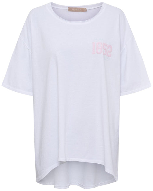 Marta Du Chateau - Mdcraniella Tee 69981 - White T-shirts 