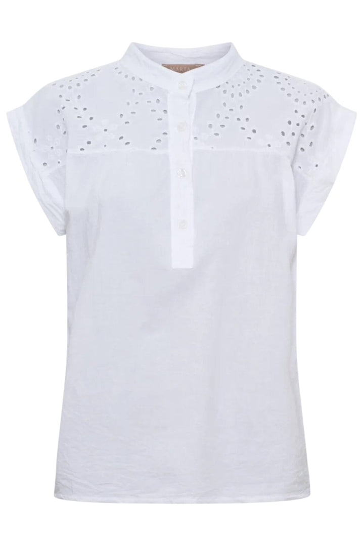 Marta Du Chateau - Mdcrebekka Shirt 8380 - White Toppe 