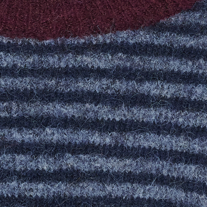 Marta Du Chateau - Mdcreverie Knit 9602 - Navy/Jeans Strikbluser 