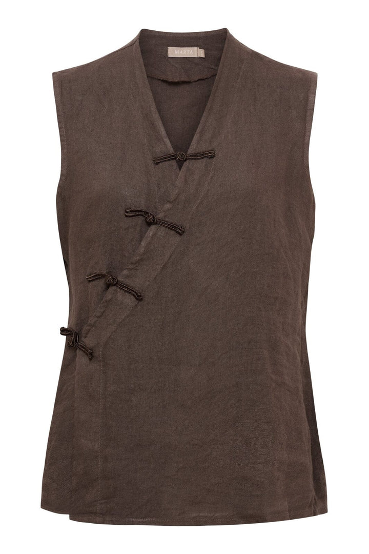 Marta Du Chateau - Mdcsheila Shirt 268607 - Mocca Toppe 