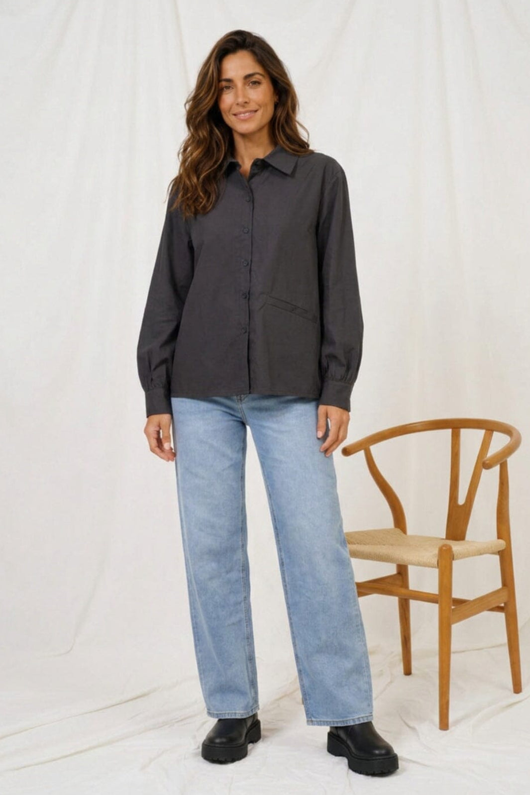 Marta Du Chateau - Mdcvaila Shirt 8926 - Black