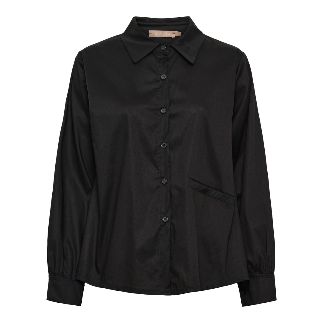 Marta Du Chateau - Mdcvaila Shirt 8926 - Black Skjorter 